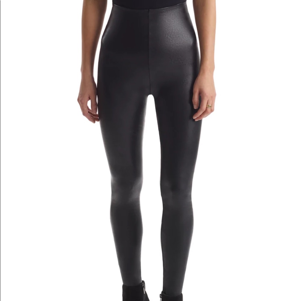 Commando Faux Leather Leggings NWT Item SLG06 Size XS black new with tags